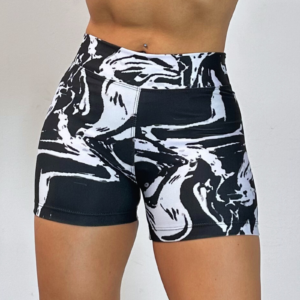 Short Veteado blanco