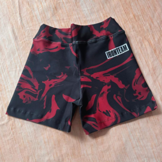 Short Veteado rojo
