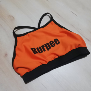 Top tiras Naranja burpee