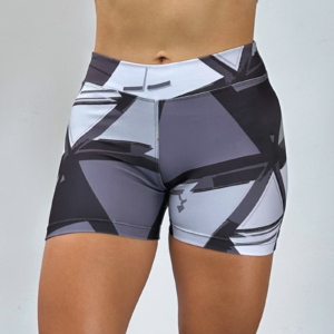 Short Triangulos Grises