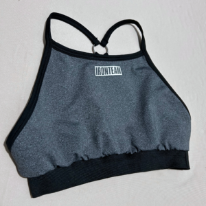 Top tiras Jaspiado con pretina negra