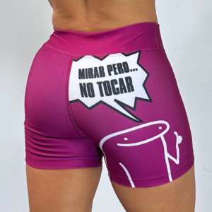 Short Violeta mirar y no tocar