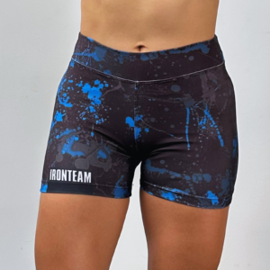 Short Chispiado Azul