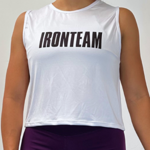croptop largo blanco Ironteam
