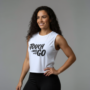 croptop blanco touch and go