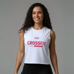 croptop largo blanco crossfit rosado