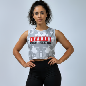 croptop leader militar blanco