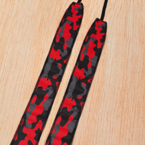 Muñequeras militar roja