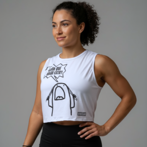 croptop blanco Porque hago esto?