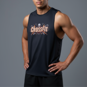 Esqueleto negro crossfit calavera