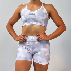 Short militar blanco - top brook militar blanco