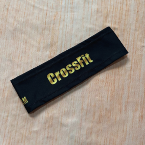 Balaca negra crossfit dorado