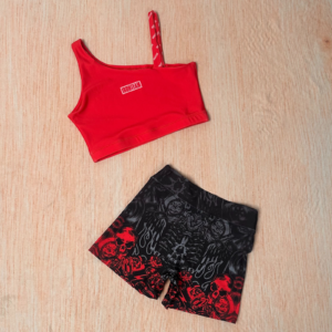 Short motor - Top claer rojo