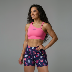Short monstruos - top claer rosa
