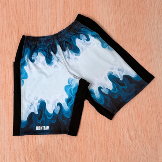 Pantaloneta fuego azul