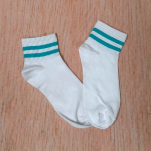 Medias franjas menta