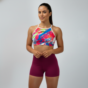 Short Uva - Top tiras Acuarela