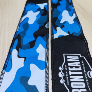 Muñequeras militar azul